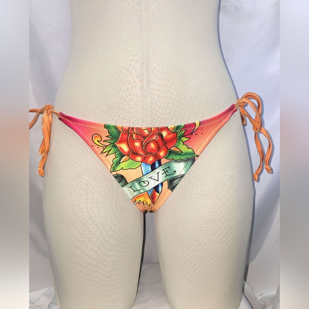 ED HARDY x Christian Audigier Bikini Bottom "TRUE TO MY LOVE"